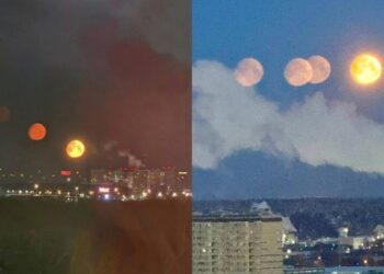 VIDEO: Se observan “cuatro lunas” en Rusia; ¿una profecía apocalíptica?