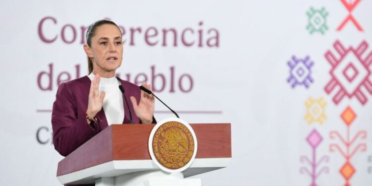 Estados Unidos debe informar sobre el dron en la frontera, dice Sheinbaum