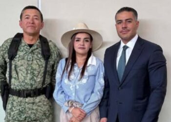 Omar García Harfuch se reúne con Grecia Quiroz