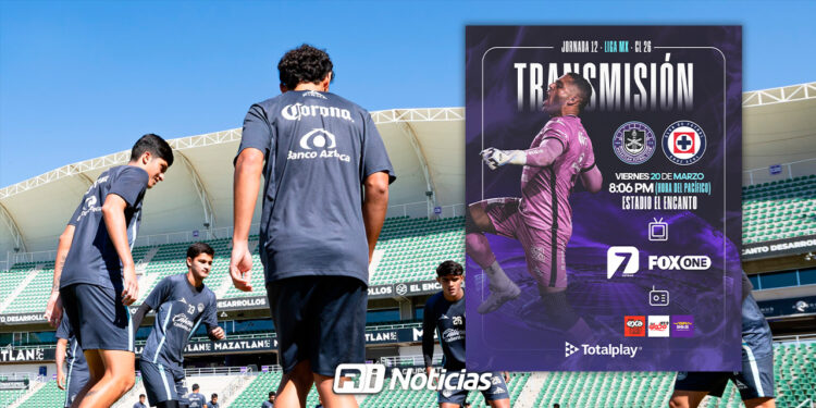 Mazatlán recibe a Cruz Azul en duelo clave de la Jornada 12