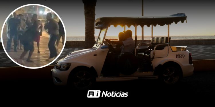 Pulmonero se enfrenta a turista tras presunta agresión a una mujer en el malecón de Mazatlán