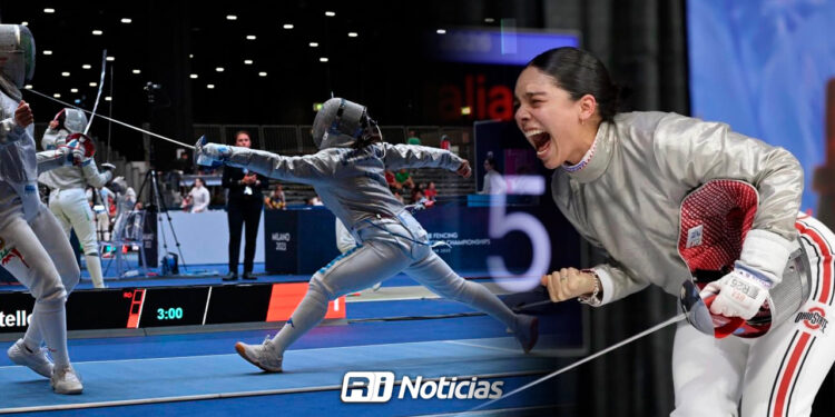 Natalia Botello hace historia como campeona en Esgrima de la NCAA