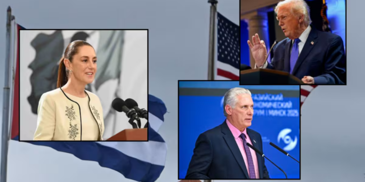 Sheinbaum celebra el diálogo entre Cuba y Estados Unidos y confirma que México impulsó el acercamiento diplomático en medio del bloqueo