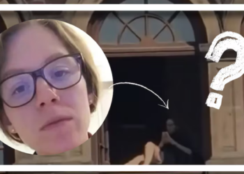 ¿Quién es la mujer que tomó el sol en la ventana de Palacio Nacional?