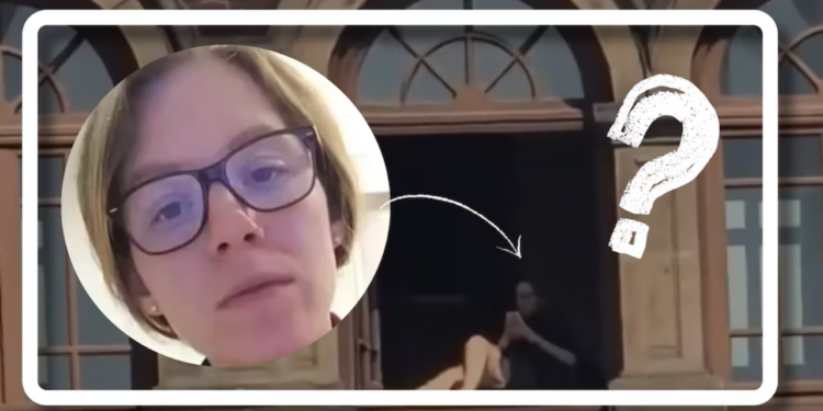 ¿Quién es la mujer que tomó el sol en la ventana de Palacio Nacional?