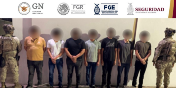 Operativo en Valle Alto deja siete detenidos armados en Culiacán