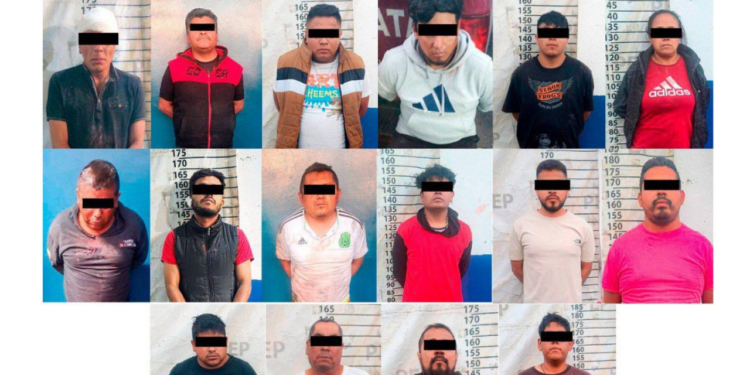 Marina detiene a 16 presuntos miembros de La Familia Michoacana en Puebla