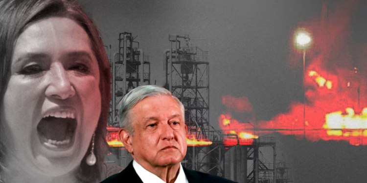 Xóchitl Gálvez pide a Sheinbaum auditar obras de AMLO tras explosión en refinería Dos Bocas: “Se hizo a las prisas”