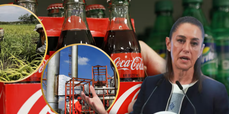 Claudia Sheinbaum Pardo propuso vender azúcar de caña más barata a The Coca-Cola Company para sustituir el jarabe de maíz importado en México durante reunión del 5 de marzo y vincular la medida con producción nacional y salud pública