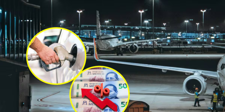 La turbosina sube 118.9% en un mes por conflicto en Medio Oriente y ya impulsa la inflación en México con alza de 21.86% en transporte aéreo