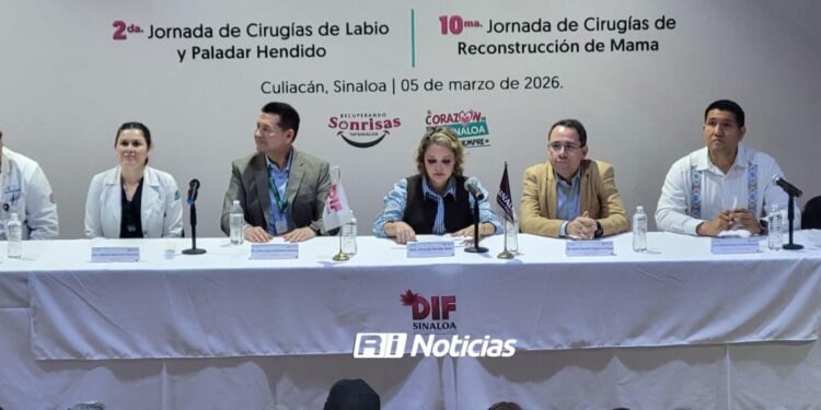 Jornadas médicas buscan devolver sonrisas con cirugías gratuitas en Culiacán