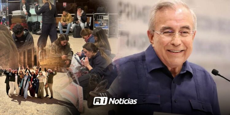 Sinaloenses rescatados de Jordania pidieron reunirse conmigo y lo haré”: Ruben Rocha Moya