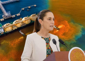Claudia Sheinbaum exculpa a Pemex de derrame de petróleo en Veracruz