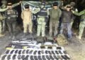 Ejército detiene a cuatro hombres y aseguran armas en Escuinapa Sinaloa