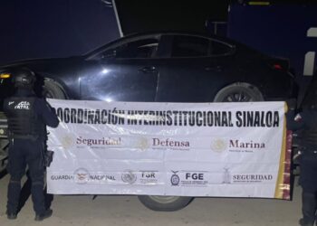 Policías Estatales localizan vehículo con reporte de robo en Villa Unión