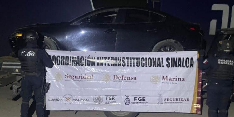 Policías Estatales localizan vehículo con reporte de robo en Villa Unión