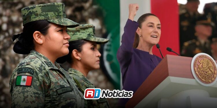 8M en México: Presidenta reconoce el legado y servicio de las mujeres militares