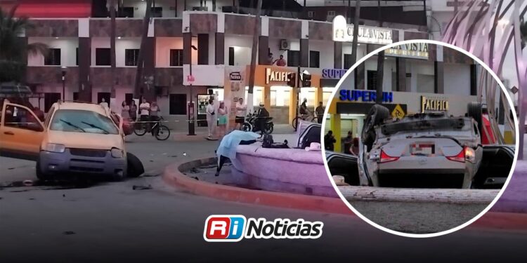 Impacto mortal en Mazatlán: Un fallecido y cuatro heridos al chocar dos vehículos en la avenida Del Mar