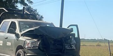 Ocho militares lesionados tras choque de patrulla del Ejército en Villa Juárez, Navolato