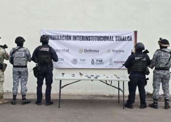Grupo Interinstitucional asegura teléfonos y cargadores durante revisión en el Penal de Aguaruto