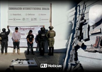 Caen dos presuntos generadores de violencia tras persecución en Sinaloa