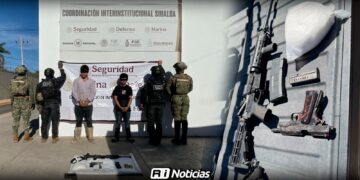 Caen dos presuntos generadores de violencia tras persecución en Sinaloa