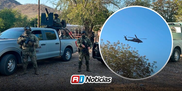 Detienen a un hombre y una mujer tras fuerte operativo federal en la sindicatura de El Salado
