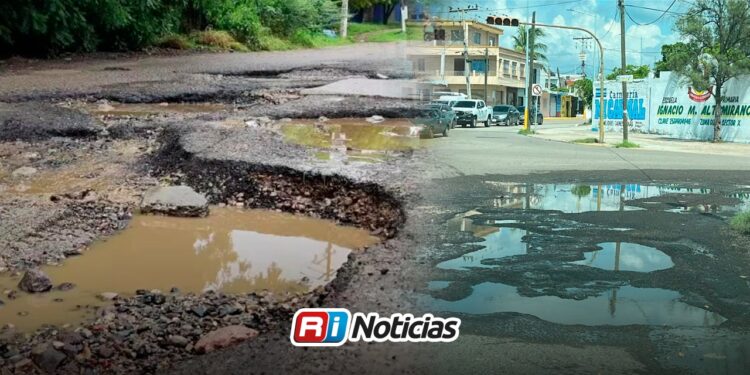 Bacheo en Mazatlán bajo la lupa: Señalan falta de licitación y planeación