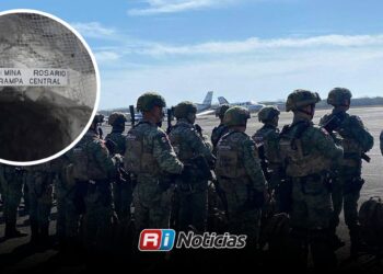 37 militares llegan a Sinaloa para el rescate de 4 mineros atrapados tras colapso de mina en El Rosario