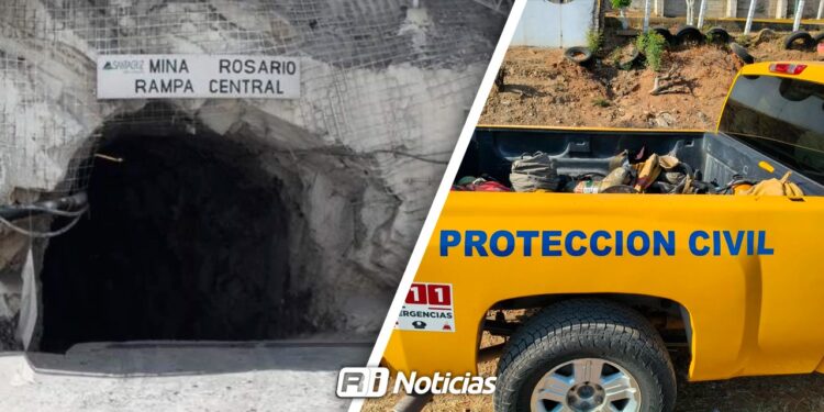 Protección Civil Nacional se suma al rescate de mineros en El Rosario