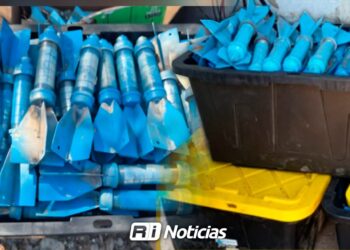 Aseguran y destruyen más de 300 explosivos en campamento clandestino en Badiraguato