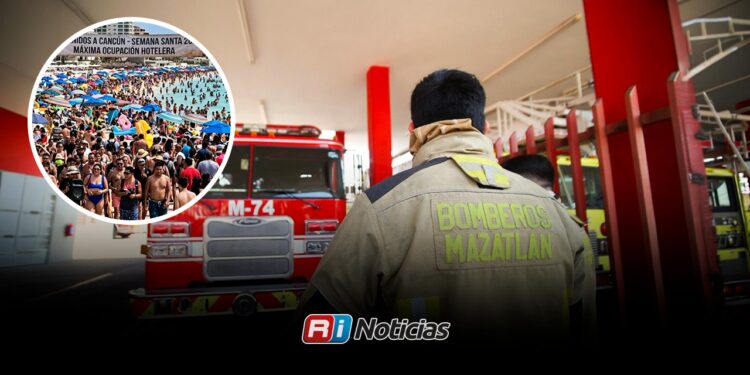 Bomberos Mazatlán reforzarán operativo con todo su personal en Semana Santa