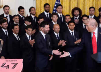 Messi, en la Casa Blanca con Trump: el homenaje al Inter Miami por el título en la MLS
