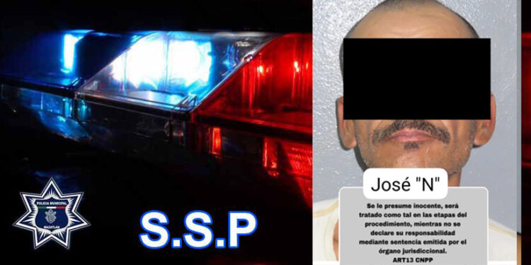 Municipales detienen a un hombre señalado de su probable participación en el delito de abuso sexual en Mazatlán