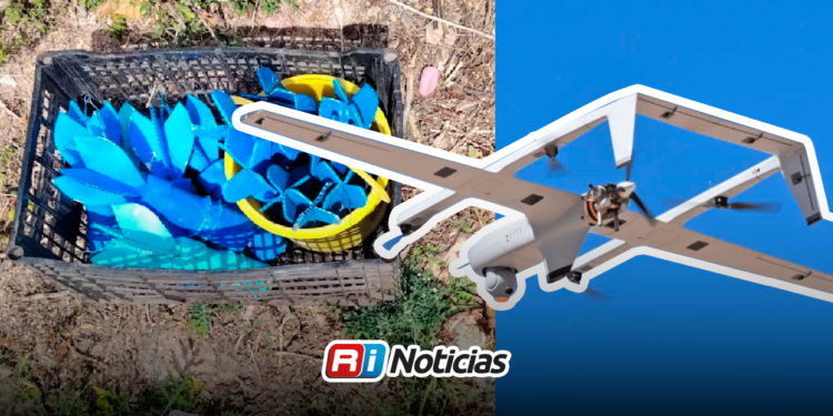 Militares localizan con dron campamento y destruyen 17 explosivos en El Rosario