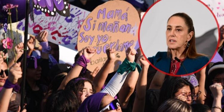“Las mujeres necesitamos todavía mayor protección del Estado”, señala Sheinbaum a unos días de la marcha 8M