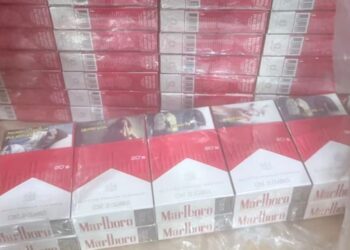 Marina asegura cuatro toneladas y media de cigarrillos en el AICM; mercancía equivale a más de 18 mdp