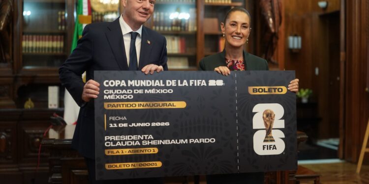 Sheinbaum lanza concurso para que una mujer gane el boleto para la inauguración del Mundial 2026