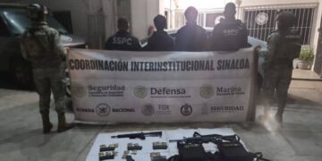 Detienen a a tres hombres tras catear domicilio en Mazatlán