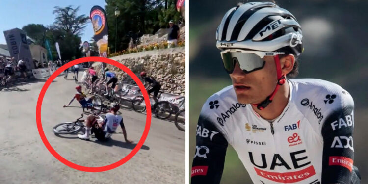 Isaac del Toro sufre desgarro y abandona la Itzulia