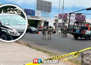 Conductor es atacado a balazos en Culiacán; resulta lesionado y es trasladado a hospital