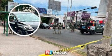 Conductor es atacado a balazos en Culiacán; resulta lesionado y es trasladado a hospital