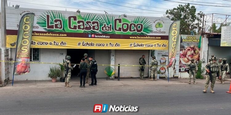 Asesinan a hombre dentro de negocio en Bacurimí, Culiacán