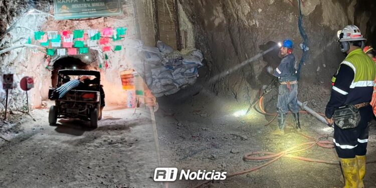Refuerzan condiciones de seguridad en mina Santa Fe para continuar rescate de tres trabajadores