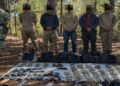 Enfrentamiento entre civiles armados y autoridades en el Triángulo Dorado deja cinco detenidos con camionetas blindadas, armas y más de 20 drones