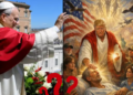 Trump compartió una imagen generada con IA que lo muestra como Jesús tras pelearse contra el papa León XIV