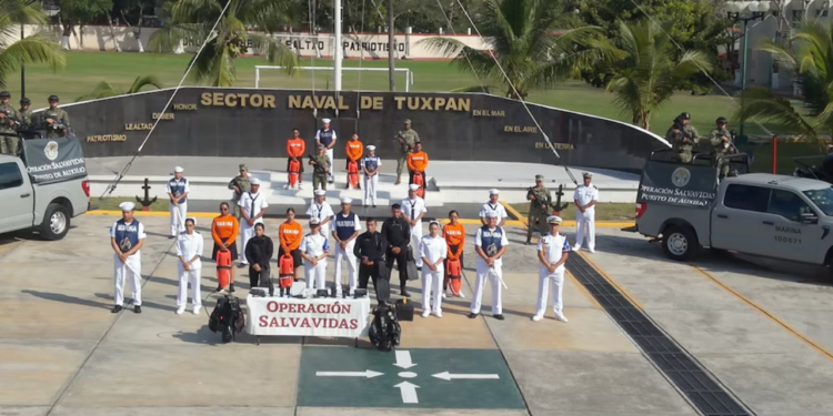 Marina despliega casi 3 mil elementos en playas con mayor afluencia turística en Semana Santa
