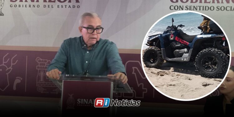 Rubén Rocha lamenta desaparición de menor en playas de Mazatlán
