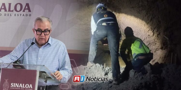 Rescate de mineros en mina Santa Fe concluye; localizan al cuarto minero sin vida confirma Rubén Rocha Moya