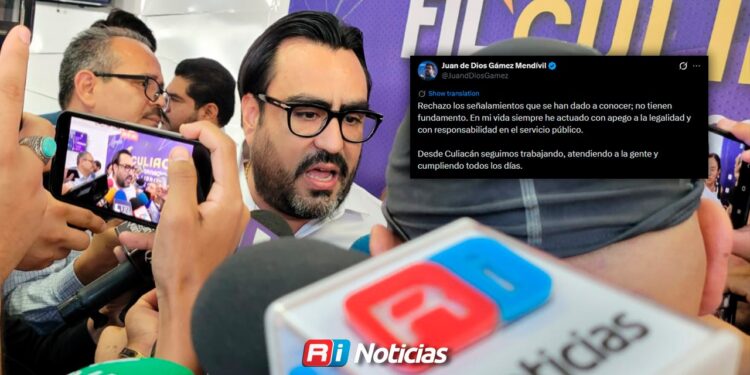 Alcalde de Culiacán niega acusaciones y defiende su actuar